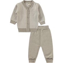 Civil Baby Hırkalı 6-18 Ay Takım - Gri 6-9 Ay