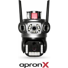 Apronx APX-WP373OZ 9mp 10X Zoom 2.8MM-12MM Iki Kamera Wifi Ptz
