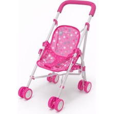Nasyonel Toys Oyuncak Bebek Arabası Pembe – Katlanabilir Bebek Arabası – Kız Çocuk Evcilik Oyuncağı