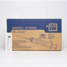 Berika 10 cc 3 Parça (Contalı) Yeşil Enjektör 200'LÜ Paket