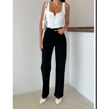 Pass&pass 2021 Wide Leg Likralı Kot Denim Pantolon