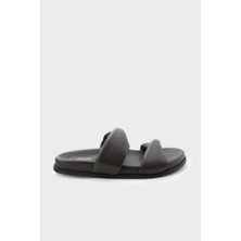 Derinet Hakiki Deri Comfort Taban Kadın Terlik