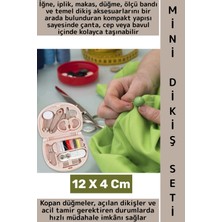 Wintoup Seyahat Tipi Düğme Kopuk Yırtılma Kesik Küçük Onarım Acil Tamir Cep Çanta Boy Pratik Mini Dikiş Seti