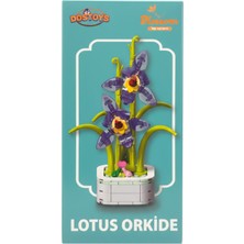 Dostoys Yapı Taşı Serisi Çiçek Yapım Seti Lotus Orkide