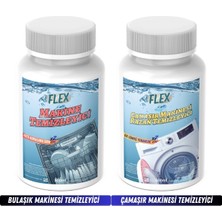 Flex Çamaşır ve Bulaşık Makinası Temizleyiciler Set -2ADET-