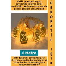 Wintoup Ev Dekorasyonu Mağaza Cafe Vitrin Süsleme Şık Estetik Gaz Lambası Model Dekoratif LED Işık 2 Metre