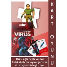 Wintoup Eğlenceli Ev Parti Arkadaş Ortam Aile Şans Komedi Strateji Beceri Geliştiren Kart Oyunu Virüs-Cyborg
