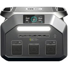 Initial Entropy Energy 1024WH | 3600W Max. Lifepo4 Taşınabilir Güç Kaynağı Mobil Aplikasyon Dahili Fener ve Kablo Seti +4000 Üstü Döngü %99.99 Bms Çoklu Çıkış | P1800