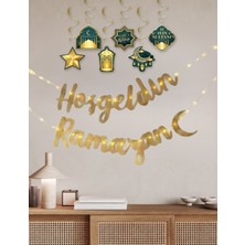 LED Işıklı Hoşgeldin Ramazan Süs Seti, Bayram ve Ramazan Dekorasyonu