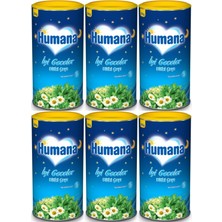Humana Iyi Geceler Çayı 200GR (Melisa Yağı Içeren Karışık Bitki Içecek Tozu) (6 Lı Set)