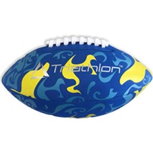 Piranha Triathlon T-211-M 10.5” Neopren Plaj Rugby & Amerikan Futbolu Topu | Makine Dikişli | Dayanıklı Sportif Top