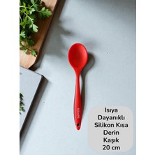 Seraph Isıya Dayanıklı Silikon Mini Derin Kaşık 20 cm 1 Adet