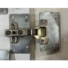 Karapolat Dolap Kapak Taş Menteşe Tamir Sacı Pratik Onarım Kiti Yuva Tablası 2 Adet