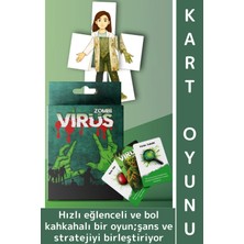 Wintoup Eğlenceli Ev Parti Arkadaş Ortam Aile Şans Komedi Strateji Beceri Geliştiren Kart Oyunu Virüs-Zombi