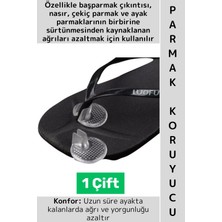 Wintoup Konforlu Rahat Ağrı Sürtünme Önleyici Terlik Ayak Parmak Arası Koruyucu Ayrıştırıcı Silikon 1 Çift