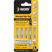 Sgs Dekupaj Ağzı Metal T118A 5 Li Set