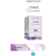 TABVITAMINS Trans Resveratrol 30 Tablet Takviye Edici Gıda