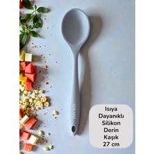 Seraph Isıya Dayanıklı Silikon Derin Kaşık 28 cm 1 Adet