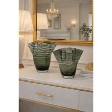 Aydınev 2 Li Dantel Tasarım Vazo