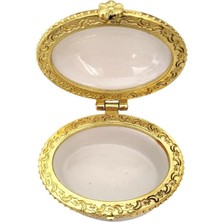 Sanathobi Porselen Likalı Hokka, Şık Kaliteli Zarif Hokka, Mürekkep Kutusu, Saklama Kutusu, ELIPS-1ADET