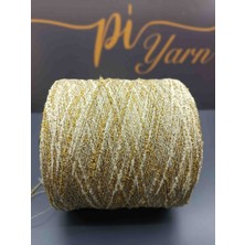 Pi Yarn Simli Böcekli Bej Rengi Ip 500GR