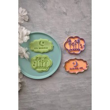 Ramazan ve Eid Mubarak Temalı 2'li Hamur Şekillendirici Seti