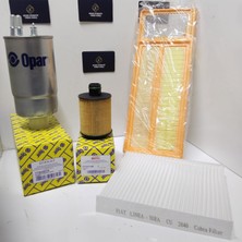 Keser Fiat Linea 1.3 Multijet Euro 5 95 Hp Filtre 4'lü Bakım Seti Hava-Yağ-Polen-Mazot 4'lü Set