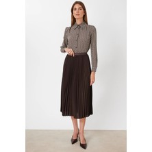 Ekol Ekol Piliseli Midi Etek 3960