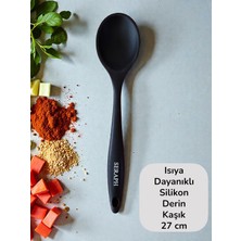 Seraph Isıya Dayanıklı Silikon Derin Kaşık 28 cm 1 Adet