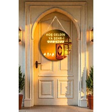 Hoş Geldin Ramazan Yazılı Ipli Kapı ve Duvar Süsü, Ramazan Dekorasyonu