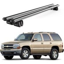 Today Auto Pençe Chevrolet Tahoe (2000-2006) Uyumlu Gri Ara Atkı 135CM Port Bagaj Tavan Barı