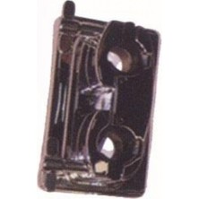 Maxtone 6112B Bass Drum (Kros) Üst Tom Bağlantı Braketi (Aksesuar/yedek Parça) | Sağlam Sabitleme Mekanizması, Krom Kaplama ve Güvenli Montaj Desteği