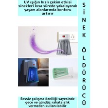 Wintoup Kompakt Sessiz 1 W Ev Ofis Yatak Odası Prize Takılan Uv Işık Böcek Haşere Sivri Sinek Öldürücü Lamba
