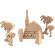 Ramazan Ayına Özel Mescid-I Nebevî Süsleme Takımı ve Kabe Dekoru