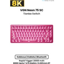 Meyer Gaming Vgn Neon 75 Sc Super Competitive Hall Effect Mekanik Klavye [0.001MM Rt]