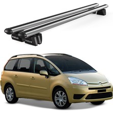 Today Auto Pençe Citroen C4 Grand Picasso (2007-2013) Uyumlu Gri Ara Atkı 135CM Port Bagaj Tavan Barı