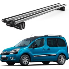 Today Auto Pençe Citroen Berlingo (2008-2018) Uyumlu Gri Ara Atkı 135CM Port Bagaj Tavan Barı