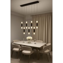 Mikro Aydınlatma Samsung Ledli Modern Salon Yatak Odası Yemek Masası Mutfak Ofis 7'li Sarkıt Aydınlatma Günışığı