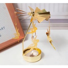 Sserce ÇİÇEK PERİSİ ISI İLE DÖNEN MUMLUK DEKORASYON