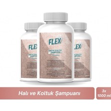 Flex Halı & Koltuk Şampuanı Çiçek Bahçesi Parfümlü Nötr Ph - 3ADET-