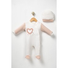 Annora Baby Kız Bebek Kalpli Tulum