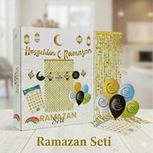 Mini Parti Store A-Yel Işıklı Ramazan Süsleme Seti, 7 Parça