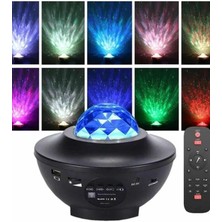 Astraltech Dönen Işıklı Disko Topu Projektör Müzik Çalarlı Disco Speaker