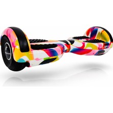 Ryder Star Elektrikli Kaykay Hoverboard Bluetooth Hoparlörlü 6.5 Inch Akıllı Dengeli  RS-S5 Rainbow Mix Grafiti