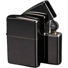 Astraltech Erkeklere Özel Hediyelik Eşya Zippo Metalik Benzinli Çakmak Doldurulabilir