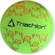 Piranha T-210-Y Neopren Plaj Voleybol Topu | 5 Numara Standart Ölçü | Makine Dikişli | 220G | Hobi | Spor