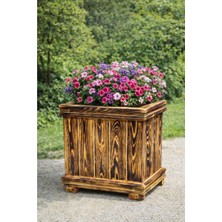 Ahşap Büyük Boy Saksı-Çok Amaçlı-Bahçe Saksısı-Ağaç Saksısı-Eskitme Model 1 Ceritoğlu Ahşap Büyük Boy Saksı-Çok Amaçlı-Bahçe Saksısı-Ağaç Saksısı-Eskitme Model