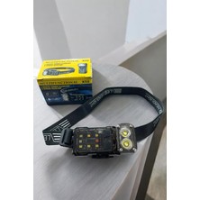 Kenko Sensörlü El ve Kafa Feneri Cob LED X52 Type-C  Şarj Girişli