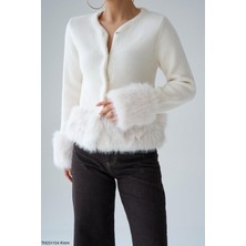 Butik Belvita Kolları Kürklü Hırka