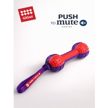 GiGwi Push To Mute Serisi Zengin Dokulu Premium At-Getir Köpek Oyuncağı - Sesli & Sessiz Özellikli